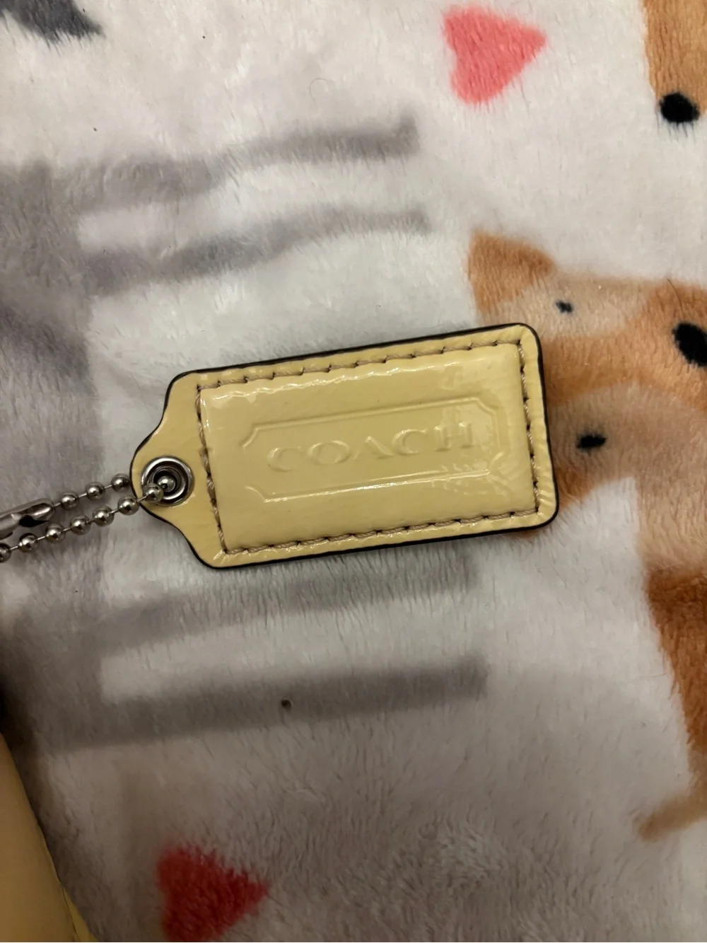 Coach Yellow Leather Shoulder Hobo Bag